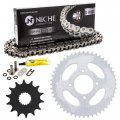 Niche Drive Sprocket Chain Combo For Hyosung Cruise 125 Hmz125 Front 14 Rear 48 Tooth 428v O-ring 126 Links