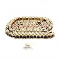 530 X 130 Links With O-ring Motorcycle Chain For Extended Swingarm Gold Color 