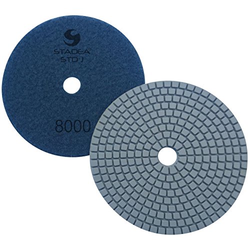 Stadea Ppw202d Diamond Polishing Pads 5 For Concrete Terrazzo Marble Granite Countertop Floor Wet Grit 8000