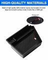 Center Console Organizer For 2023 2024 Cadillac Lyriq Accessories Armrest Storage Box Secondary Insert Tray With Anti-slip Mat