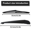 Rear Wiper Arm Blade Replacement Fit For Dodge Durango 2011-2019 Rep 68079869aa 68079868aa 68079870aa 68197131aa 68079868
