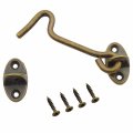 2 Pack Barn Door Latch Ttzeze 4 Barn Lock Heavy Duty Solid Thicken Copper Gate Add More Security And Privacy Cabin Hook Eye