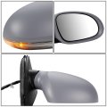 Auto Dynasty Vw1321121 Factory Style Passenger Right Side Mirror Manual Folding Power Adjust Heated Glass Turn Signal Puddle