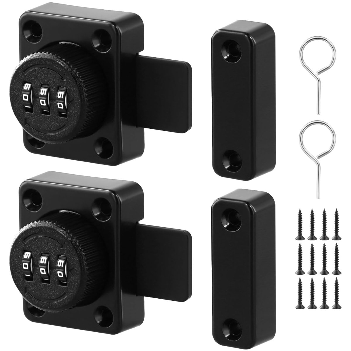 Keyless Cabinet Password Latch Combination Lock For Wooden Glass Metal Doors And Drawers Simple Installation Secure 1000