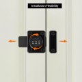 Keyless Cabinet Password Latch Combination Lock For Wooden Glass Metal Doors And Drawers Simple Installation Secure 1000