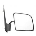 Passenger Side Door Mirror For Ford E 150 250 Econoline 1992 2007 Manual Folding Non Heated Convex Glass Textured Black 