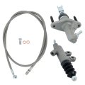 Master And Slave Cylinder Stainless Clutch Line Kit Replacement For Civic 1992-2000 Mc238 Sc646 