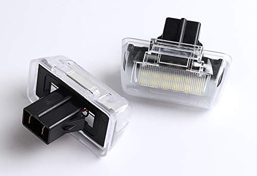 Eparts Xenon White Led 6000k License Plate Lights Lamp For Ford Transit Connect Mk6 Mk7