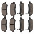 Aintier Automotive Replacement Brake Pads Front Rear Fit For Hyundai Elantra 2011-2016 For Gt 2013-2016 Veloster 2012-2016