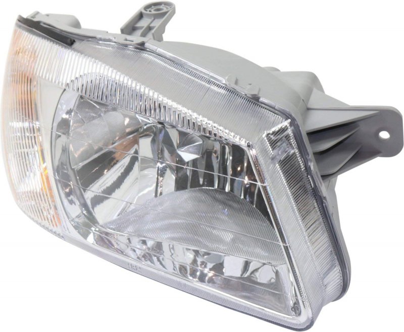 Evan-fischer Headlight Set For 2000-2002 Hyundai Accent Left Driver And Right Passenger Side Halogen With Bulb S