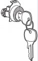 Prime-line S 4711 Mailbox Lock Replacement Multipurpose For Several Brands A Na-14 Keyway Opens Counter-clockwise With 90a