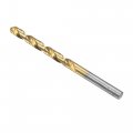 Uxcell 6 9mm Drill Bits High Speed Steel Straight Shank 109mm Length Twist Bit Fully Ground Titanium Coated 2 Pcs