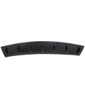 Front Lip Splitter Bumper For Most Cars Universal Shark Fin 7 Wing Spoiler Adjustable Polypropylene Pp Black Trim Protection 