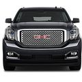 Grille Fits 2015-2016 Gmc Yukon Xl Mesh Style Front Grill Abs Black By Ikon Motorsports