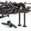 Mas 500pcs Phillips Fine Thread Drywall Screw 6 X 1-1 4 Black 
