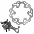 Caltric Rear Brake Caliper With Rotor Compatible Yamaha Yz450f 2009 2010 2011-2017