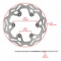 Caltric Rear Brake Caliper With Rotor Compatible Yamaha Yz450f 2009 2010 2011-2017