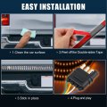 X Autohaux 60 Inch Tailgate Light Bar 432 Led Strip Reverse Brake Turn Signals Strobe Lights For Chevy Silveradod F150 F250 For