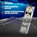 Fxc 2pcs 4-led Surface Mount Flashing Strobe Lights For Truck Car Vehicle Led Grille Light Emergency Beacon Caution Hazard