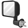 Left Side Mirror For 2007-2017 Jeep Wrangler Black Manual Adjustment And Folding Non Heated Ch1320271