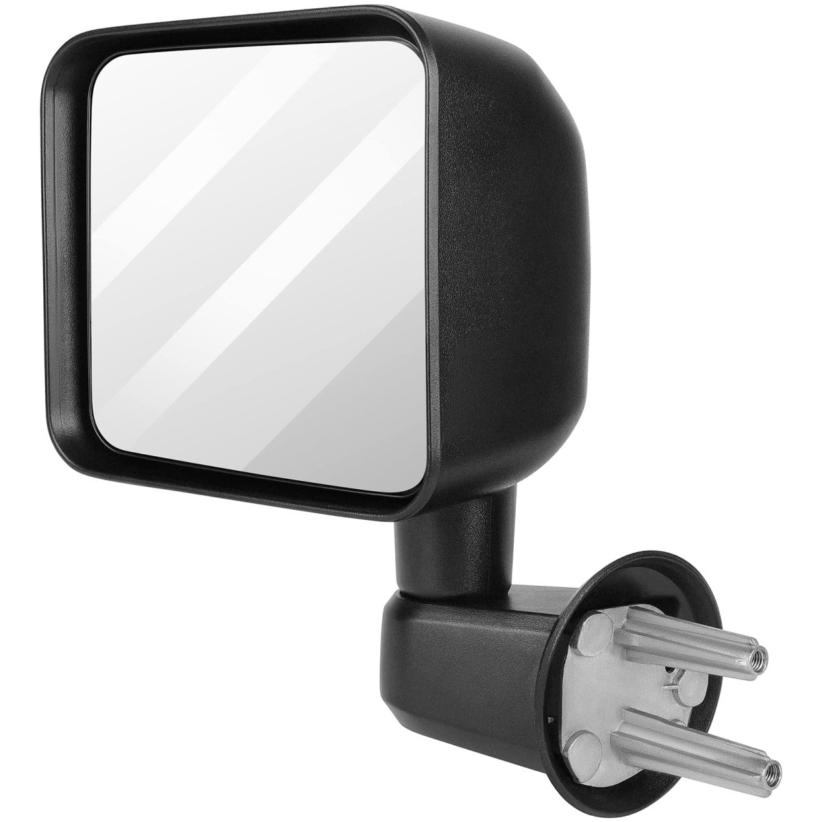 Left Side Mirror For 2007-2017 Jeep Wrangler Black Manual Adjustment And Folding Non Heated Ch1320271