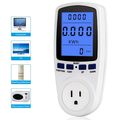 Electricity Usage Monitor Power Meter Plug Home Energy Watt Volt Amps Kwh Consumption Analyzer With Digital Lcd Display 