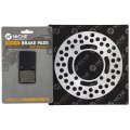 Niche Rear Right Brake Rotor Pad Semi Metallic Kit For Kawasaki Suzuki 43082-0043 59100-38870 41080-1470 K4108-01470
