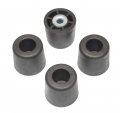 4 Large Extra Tall 2-1 H X 1 10 W Round Rubber Feet Bumpers - Heavy Duty Non Marking For Furniture Tables Chairs Desks Benches 
