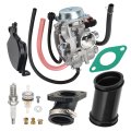 Carburetor And Intake Manifold For Arctic Cat Atv 250 300 2001 2005 0470 387 448 Includes Tube Boot Spark Plug Filter