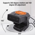 Portable Car Heater For Vehicle Battery Powered Cordless Defroster Adjustable Angle Workplace