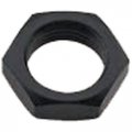 Aluminum Bulkhead Nut 492410-bl 10an X 7 8 In 14 Black Powder Coated 