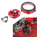 Lirun Clear Clutch Cover Spring Retainer Pressure Plate Kit Protector Guard For Ducati Panigale V4s Speciale 2019 2020 2021