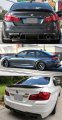 Carbon Fiber Psm Style High Kick Trunk Spoiler Wing Compatible With 2011-2016 Bmw F10 528i 535i 535d 550i M5