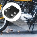 1 Set Motorcycle Kickstand Extension Enlarger Pad Side Stand Support Plate Black For Yamaha Yzf-r15 2017-2022