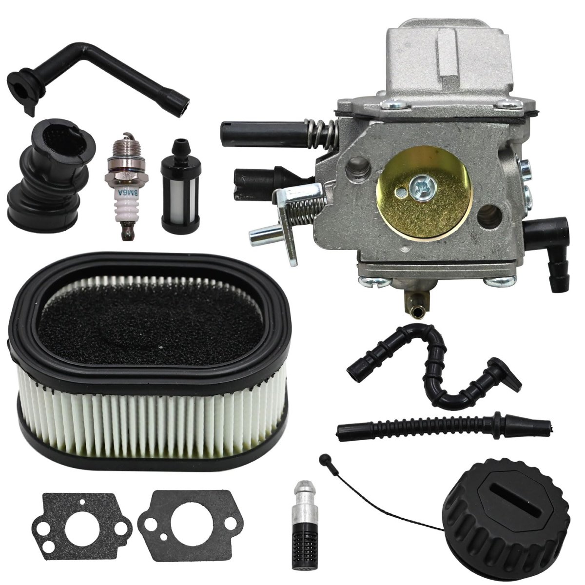 Secos Carburetor Kit For Stihl 064 065 066 Ms640 Ms650 Ms660 Chainsaw 1122 120 0621 0623 Walbro Wj-67a Wj-67b Wj-76a Zama