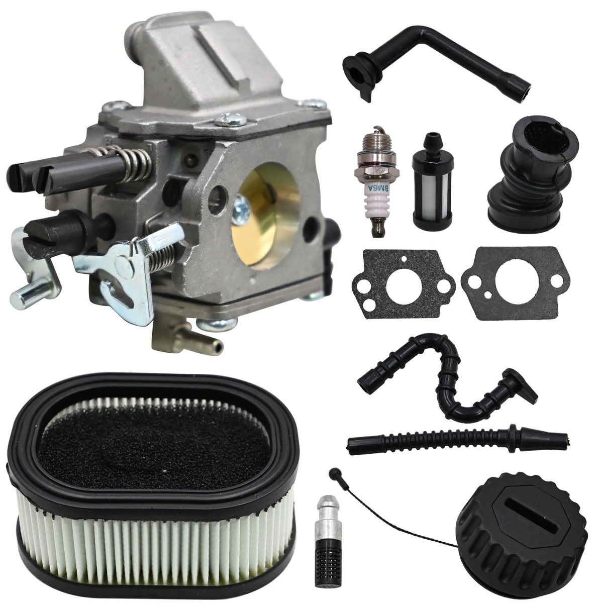 Secos Carburetor Kit For Stihl 064 065 066 Ms640 Ms650 Ms660 Chainsaw 1122 120 0621 0623 Walbro Wj-67a Wj-67b Wj-76a Zama