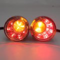 Httmt- Clear Lens Turn Signal Chrome Indicator Light Compatible With H-d Sportster Xl883 Flde Flhc Flsb P N Mt224-021b-cd Cl
