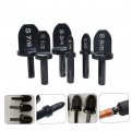 Sewacc 6pcs Copper Pipe Expander Drill Bit Swaging Tool Flare And Swages Tube Flarings Bit Repairing Tool Black Hose