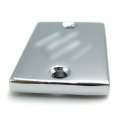 Motorcycle Chrome Billet Aluminum Rear Brake Fluid Reservoir Cap Cover S Engraved For Suzuki Gsxr 600 Gsxr 750 1000 1100
