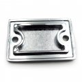 Xkh- Motorcycle Chrome Billet Aluminum Rear Brake Fluid Reservoir Cap Cover S Engraved Compatible With Suzuki Gsxr 600 Gsxr 750