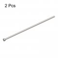 Uxcell Straight Ejector Pins 8mm 5 16 Dia 65mn Steel Round Tip Punch 300mm 12 Long For Mechanical Maintenance 2pcs