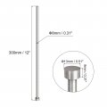 Uxcell Straight Ejector Pins 8mm 5 16 Dia 65mn Steel Round Tip Punch 300mm 12 Long For Mechanical Maintenance 2pcs