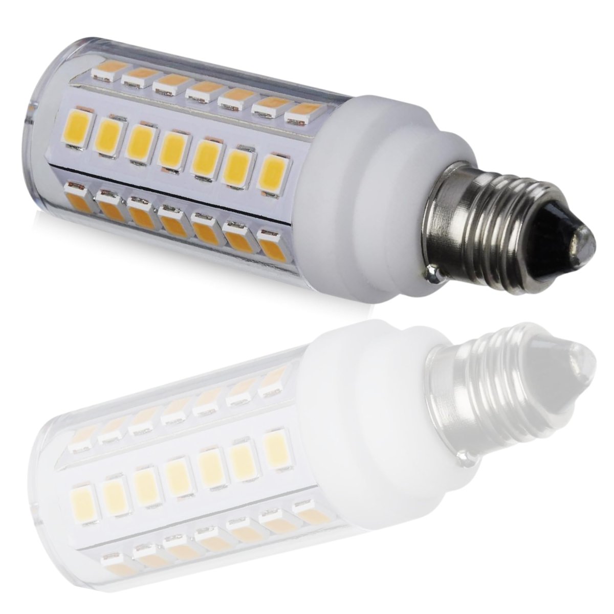 Satco 5w T6 Led Mini Candelabra Bulb Clear Finish 3000k Soft White 120 Volt Residential Commercial Indoor Enclosed Fixtures