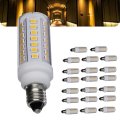 Satco 5w T6 Led Mini Candelabra Bulb Clear Finish 3000k Soft White 120 Volt Residential Commercial Indoor Enclosed Fixtures