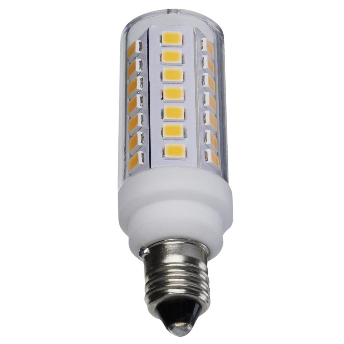 Satco 5w T6 Led Mini Candelabra Bulb Clear Finish 3000k Soft White 120 Volt Residential Commercial Indoor Enclosed Fixtures