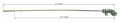 Oem Rear Brake Pedal Adjuster Rod Compatible With 1985-up Xr 100 Crf