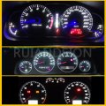 Ruiandsion 50pcs T4 2 Led Bulb White 10mm Base 5050 1smd Bulbs For Car Dash Instrument Indication Clock Lights