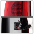 Acanii Red Clear Led Tube Tail Lights Brake Lamps Left Right Replacement For 2008-2016 Ford F250 F350 F450 Superduty