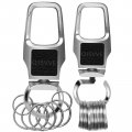 Qisvve Small Keychain Clip Chain Holder Quick Release Hooks Detachable Rings Organizer For Car Keys 2pcs Key Clips 