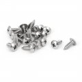 Uxcell M4x12mm 316 Stainless Steel Truss Phillips Head Self Tapping Screws 20pcs